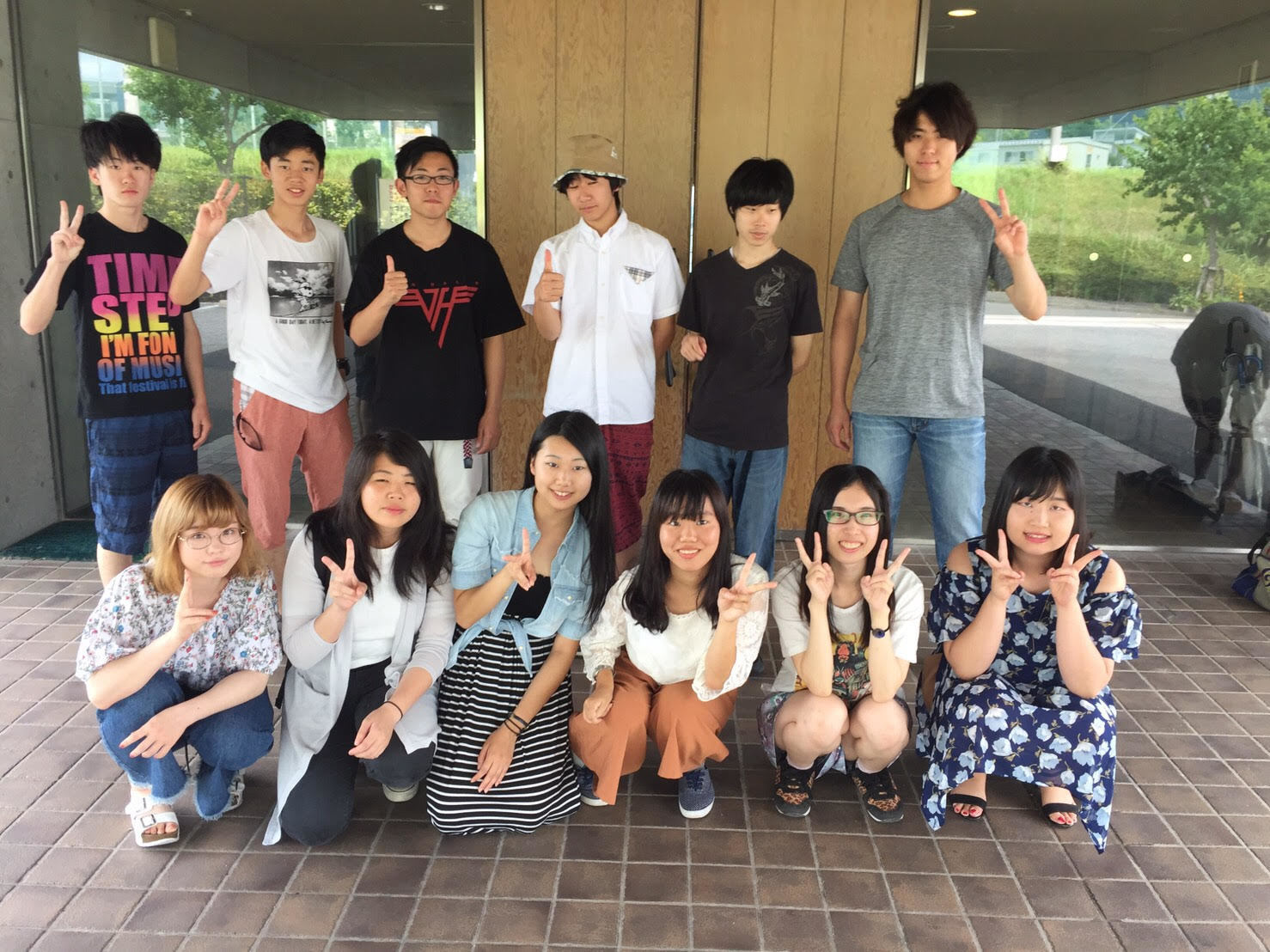 大学生　夏　集合 